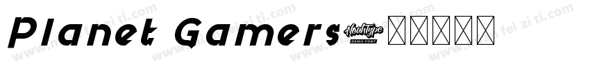 Planet Gamers字体转换